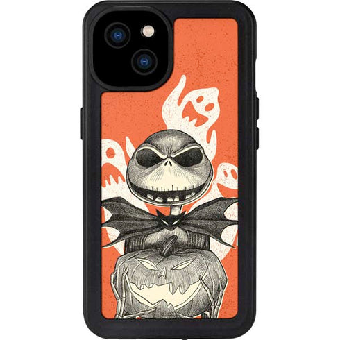 Disney The Nightmare Before Christmas The Pumpkin King iPhone 15 Plus Waterproof Case